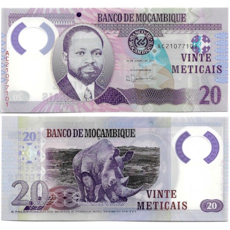 (149b) Mozambique. 2017. 20 Meticais (SC)