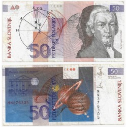 (13) Eslovenia. 1992. 50 Tolarjev (MBC)