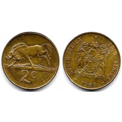 (83) Sudáfrica. 1989. 2 Cents (EBC-)