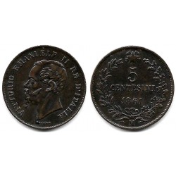 (3.2) Italia. 1861M. 5 Centesimi (EBC)