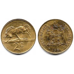 (83) Sudáfrica. 1981. 2 Cents (EBC)