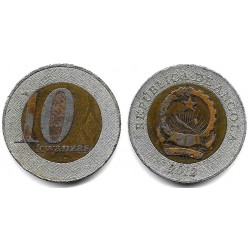 (110) Angola. 2012. 10 Kwanzas (BC)