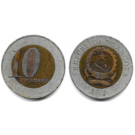 (110) Angola. 2012. 10 Kwanzas (BC)