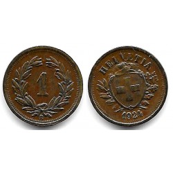 (3.2) Suiza. 1924. 1 Rappen (MBC+)