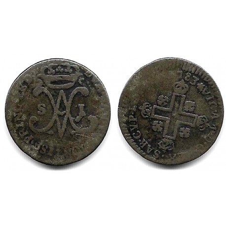 (66) Estados Italianos (Cerdeña). 1783. 1 Soldo (BC)