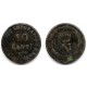 (C4) Estados Italianos (Reino de Napoleón). 1809. 10 Centesimi (RC+)