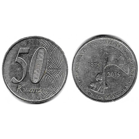 Angola. 2015. 50 Kwanzas (MBC)