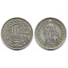 (24) Suiza. 1957. 1 Franc (MBC) (Plata)