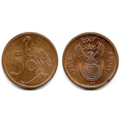 (340) Sudáfrica. 2007. 5 Cents (MBC)