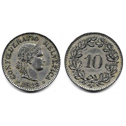 (27) Suiza. 1928. 10 Rappen (MBC)
