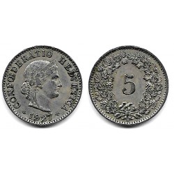 (26) Suiza. 1927. 5 Rappen (MBC)