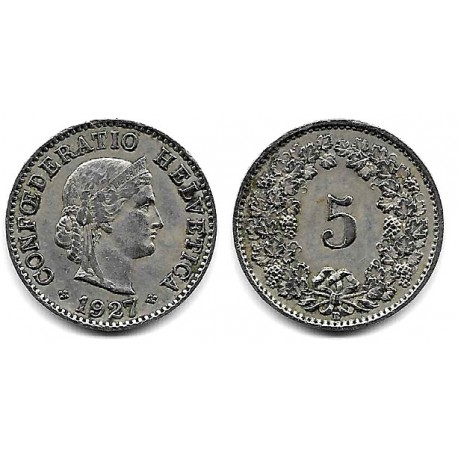 (26) Suiza. 1927. 5 Rappen (MBC)