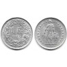 (24) Suiza. 1945. 1 Franc (MBC+) (Plata)