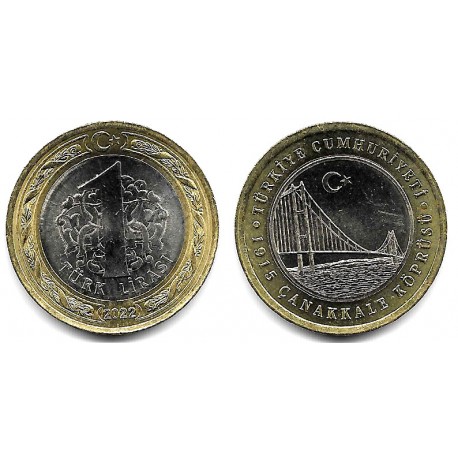 Turquía. 2022. 1 Lira (EBC+)