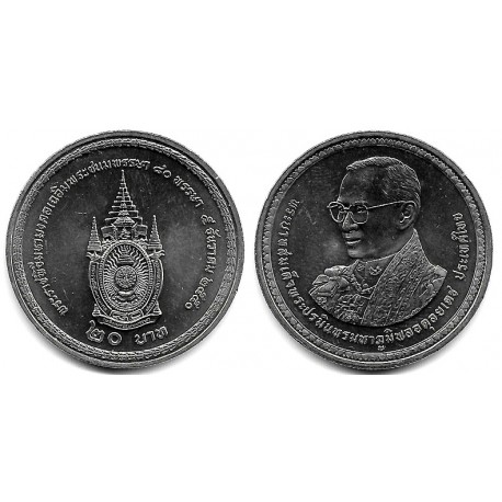 (Y450) Tailandia. 2007(2550). 20 Baht (SC)
