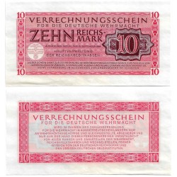 (M40) Alemania (III Reich). 1944. 10 Mark (SC-)