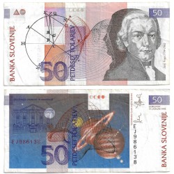 (13) Eslovenia. 1992. 50 Tolarjev (MBC)