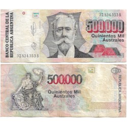 (338) Argentina. 1991. 500000 Australes (MBC)