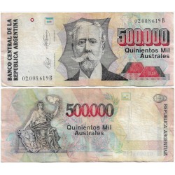 (338) Argentina. 1991. 500000 Australes (MBC)