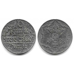 (143) Danzig. 1923. 10 Pfennig (MBC)
