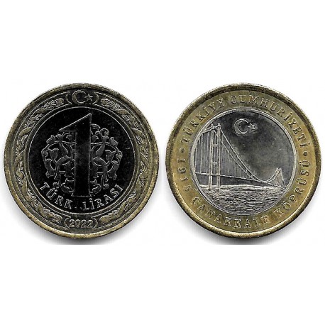 Turquía. 2022. 1 Lira (SC)