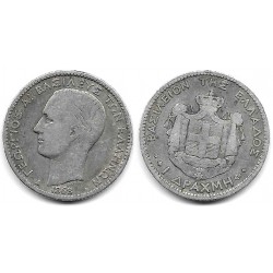(38) Grecia. 1868A. 1 Drachma (BC) (Plata)