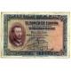 [1926] Billete de 25 Pesetas (RC). Serie B. Pequeño agujero en el centro.