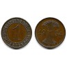 (37) Imperio Alemán (Weimar). 1934(A). 1 Reichspfennig (MBC)