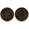 (22.2) Luxemburgo. 1855. 5 Centimes (BC+)