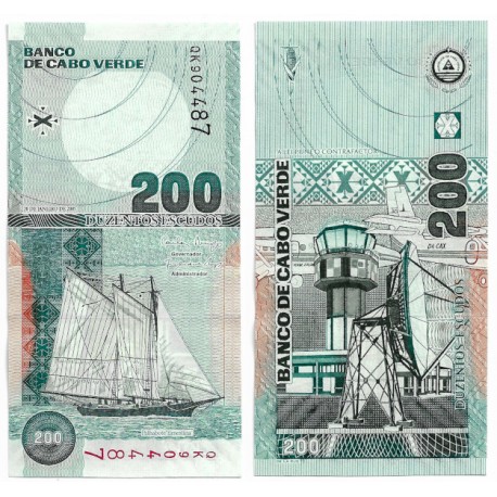 (68) Cabo Verde. 2005. 200 Escudos (SC)
