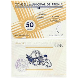 Premià. 1937. 50 Céntimos (SC)