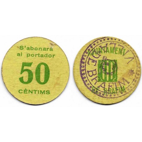 Bràfim. Sin Fecha. 50 Céntimos (MBC)