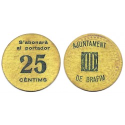 Bràfim. Sin Fecha. 25 Céntimos (MBC)