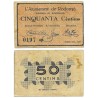 Rodonyà. 1937. 50 Céntimos (MBC-)
