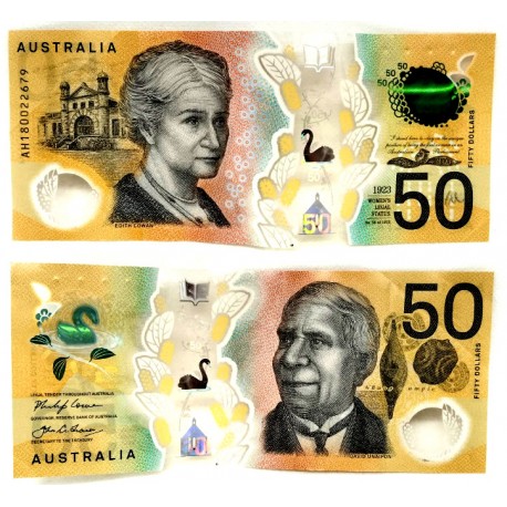 (W65) Australia. 2018. 50 Dollars (MBC)