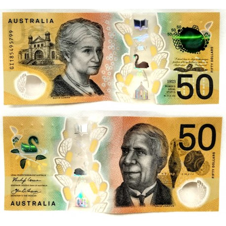 (W65) Australia. 2018. 50 Dollars (EBC)