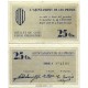 Les Preses. 1937. 25 Céntimos (EBC)