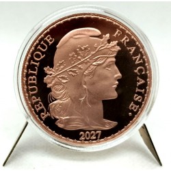 Francia. 2027. 1 Onza (Proof) (Cobre) .999 Milésimas