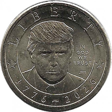 Estados Unidos de América. 2026. 1 Dollar (SC) Donald J. Trump