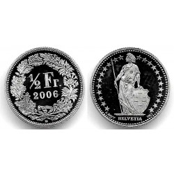 (23a.3) Suiza. 2006. ½ Franc (SC)