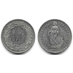 (24a.3) Suiza. 1990. 1 Franc (MBC)