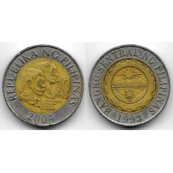 (278) Filipinas. 2004. 10 Piso (BC)