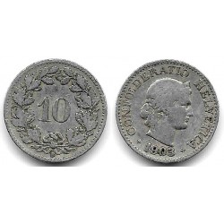 (27) Suiza. 1903. 10 Rappen (BC)