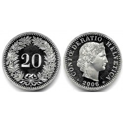 (29a) Suiza. 2006. 20 Rappen (SC)