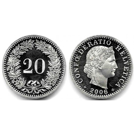 (29a) Suiza. 2006. 20 Rappen (SC)