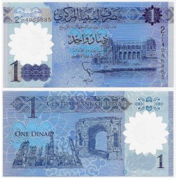 (W85) Libia. 2019. 1 Dinar (SC)
