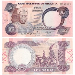 (24g) Nigeria. 2002. 5 Naira (SC)