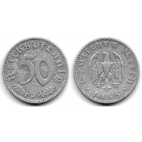 (87) Alemania (III Reich). 1935(J). 50 Reichspfennig (MBC)
