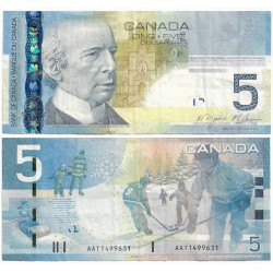 (101Ac) Canadá. 2009. 5 Dollars (MBC)
