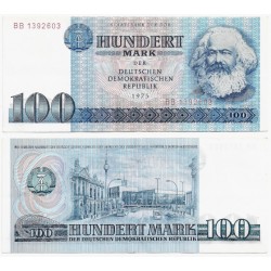 (31a) Alemania Democrática. 1975. 100 Mark (EBC+)